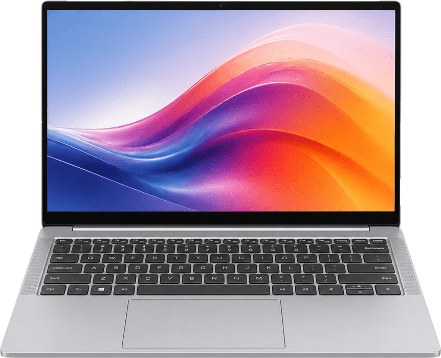 Ilustração de notebook com checklist de configurações recomendadas